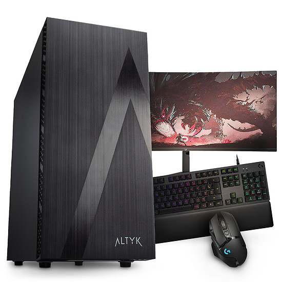 PC de bureau Altyk - Omega - G1-I7K16R47TI-N2 + Fox Spirit PGN340 Starter Pack