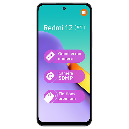 Smartphone reconditionné Xiaomi Redmi 12 5G (Argent) - 128 Go · Reconditionné - Autre vue