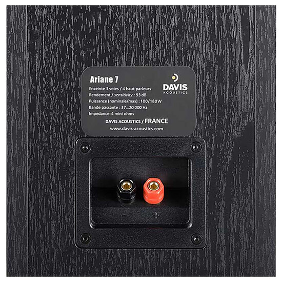 Enceintes HiFi / Home-Cinéma Davis Acoustics Ariane 7 (l'unité) - Noir - Autre vue