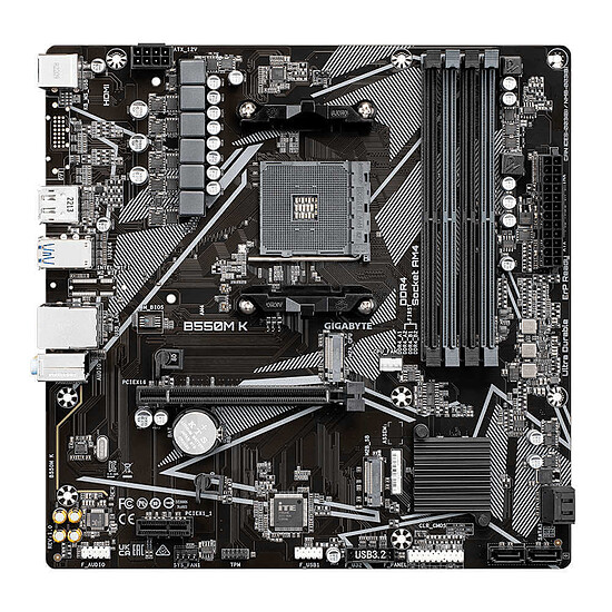 Carte mère Gigabyte B550M K - Autre vue