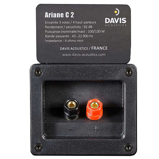 Enceintes HiFi / Home-Cinéma Davis Acoustics Ariane C2 - Chêne clair - Autre vue