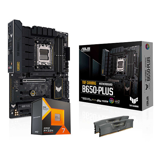 Kit upgrade PC AMD Ryzen 7 7800X3D - Asus B650 - 32 Go DDR5 