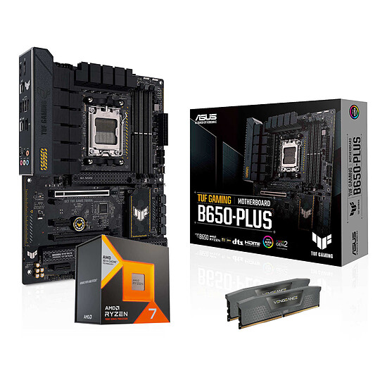 Kit upgrade PC AMD Ryzen 7 7800X3D + Asus B650 + 32 Go DDR5