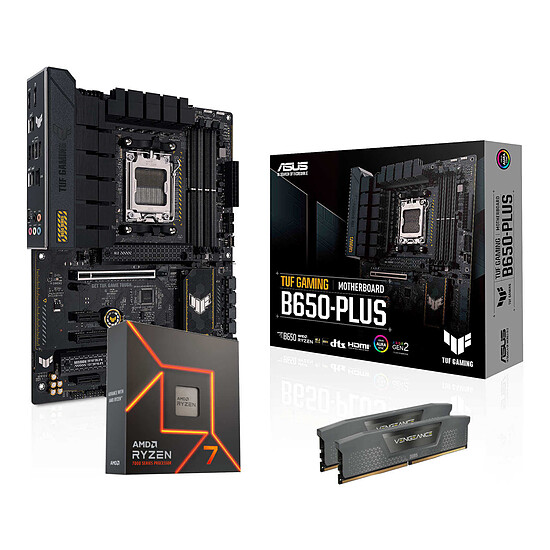 Kit upgrade PC AMD Ryzen 7 7700X - Asus B650 - RAM 32 Go DDR5