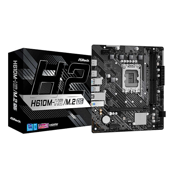 Carte mère ASRock H610M-H2/M.2 D5 - Autre vue