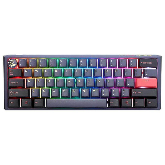 Clavier PC Ducky Channel One 3 Mini - Cosmic Blue - Cherry MX Red