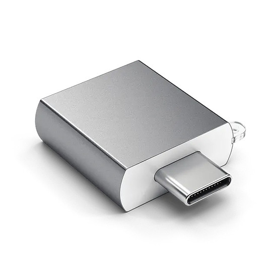 Câble USB SATECHI Adaptateur USB-C vers USB-A 3.0 - Gris