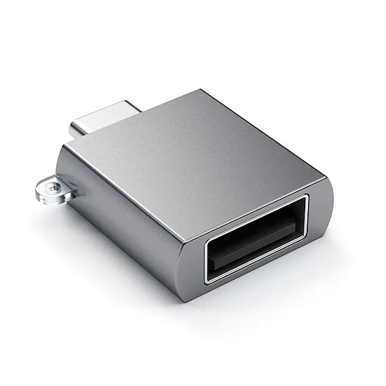 Câble USB SATECHI Adaptateur USB-C vers USB-A 3.0 - Gris - Autre vue