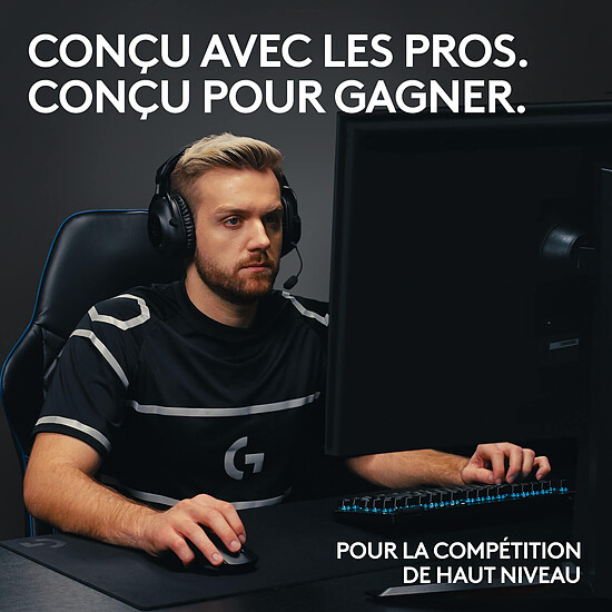 Clavier PC Logitech G Pro X TKL Lightspeed - GX Brown - Noir - Autre vue