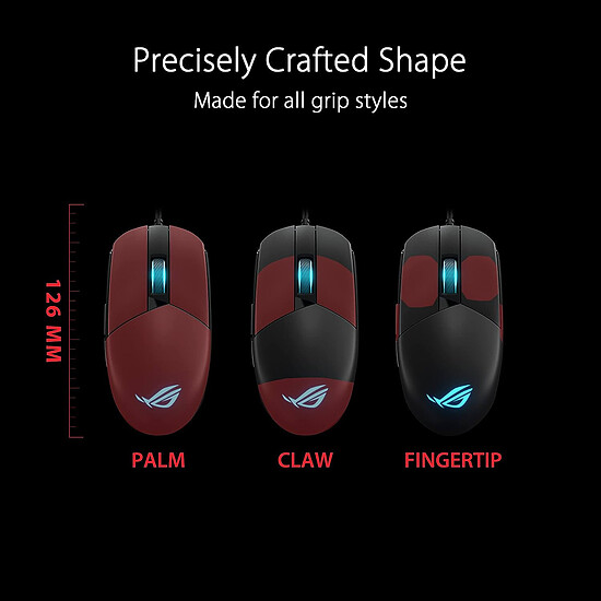 Souris PC Asus ROG Strix Impact III - Autre vue