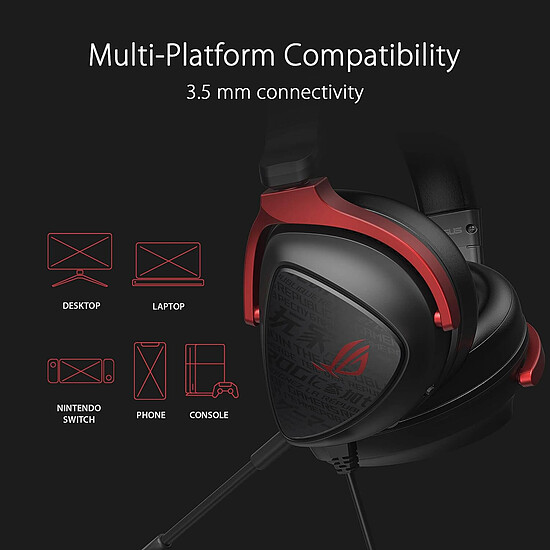 Casque micro Asus ROG Delta S Core - Autre vue