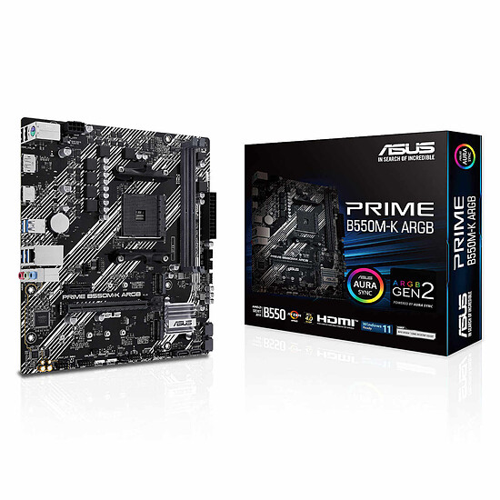 Carte mère Asus PRIME B550M-K ARGB