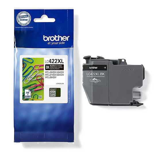 Cartouche d'encre Brother LC422XLBK Noir - Autre vue