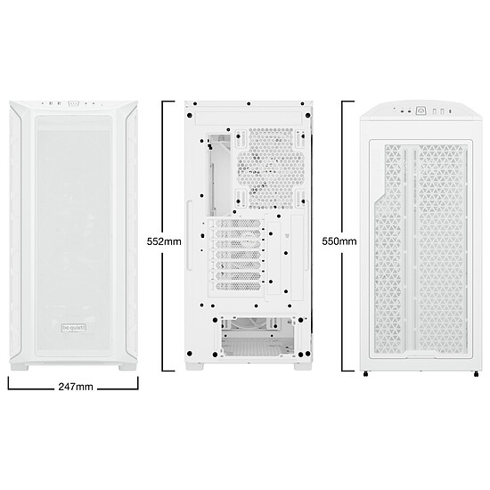 Boîtier PC be quiet! Shadow Base 800 FX - Blanc - Autre vue