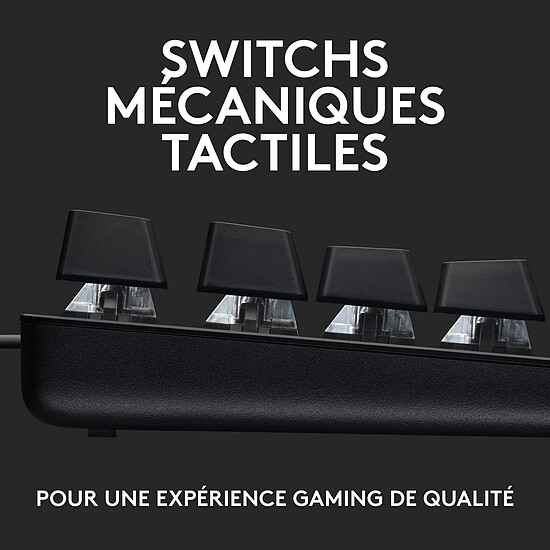 Clavier PC Logitech G G413 TKL SE - Kaihua Brown - Autre vue