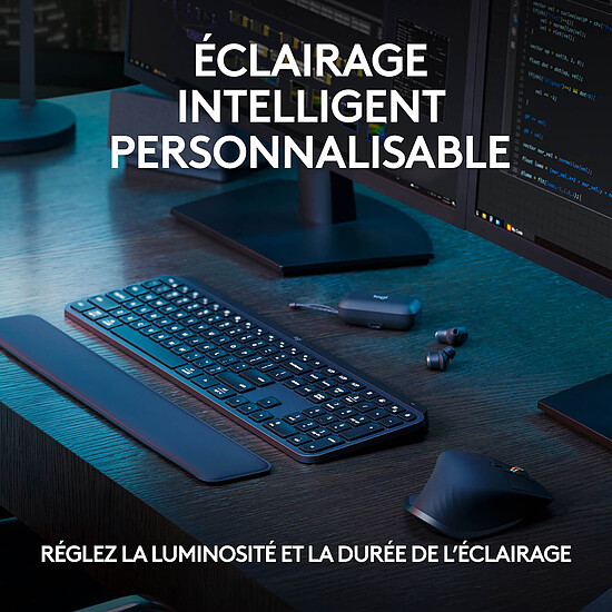 Clavier PC Logitech MX Keys S - Graphite - Autre vue