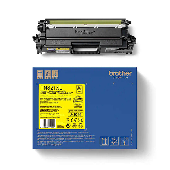 Toner Brother TN-821XL - Jaune - Autre vue