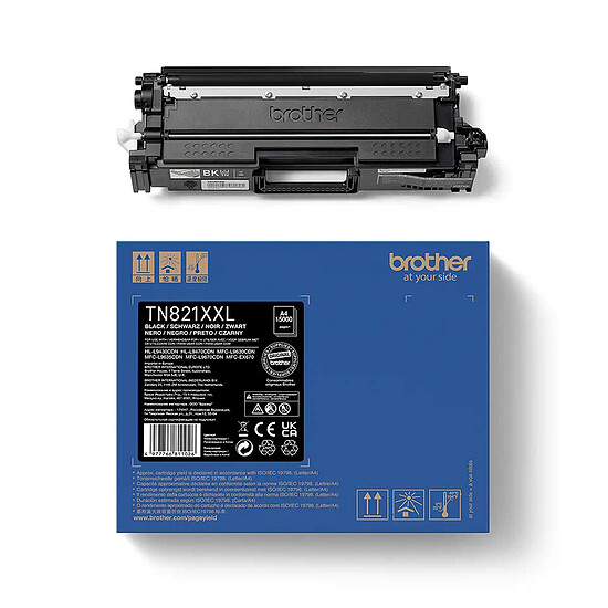 Toner Brother TN-821XXL - Noir - Autre vue