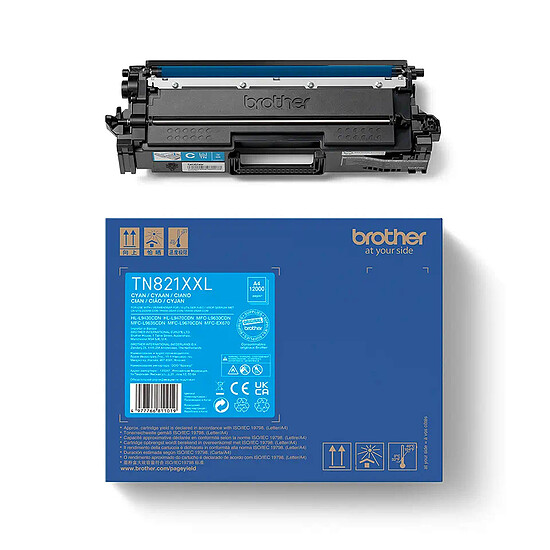 Toner Brother TN-821XXL - Cyan - Autre vue