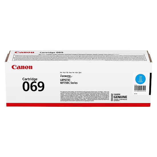 Toner Canon 069 - Cyan - Autre vue
