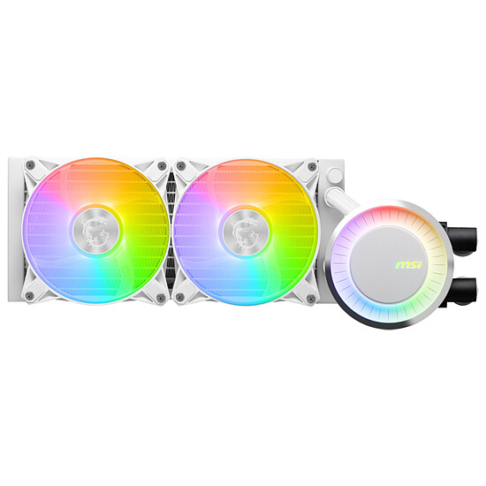 Watercooling AIO MSI MAG Coreliquid E240 - Blanc - Autre vue