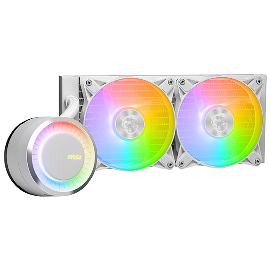 Watercooling AIO MSI MAG Coreliquid E240 - Blanc - Autre vue