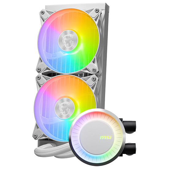 Watercooling AIO MSI MAG Coreliquid E240 - Blanc - Autre vue
