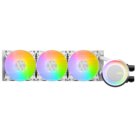 Refroidissement processeur MSI MAG Coreliquid E360 - Blanc