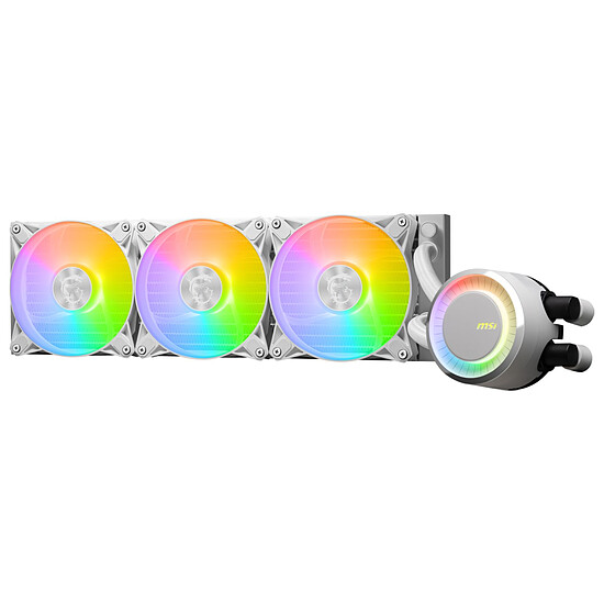 Watercooling AIO MSI MAG Coreliquid E360 - Blanc - Autre vue