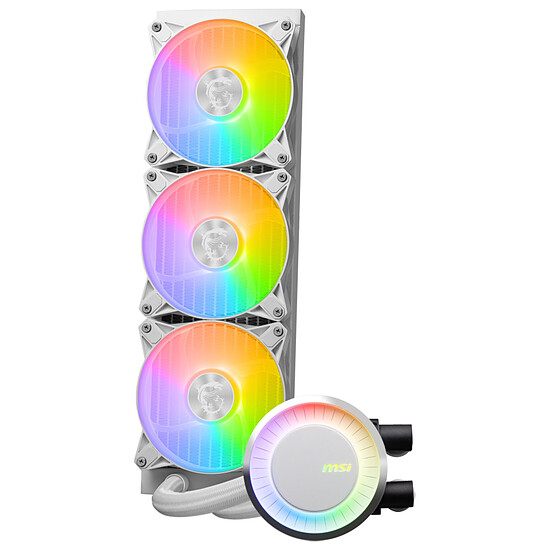 Watercooling AIO MSI MAG Coreliquid E360 - Blanc - Autre vue