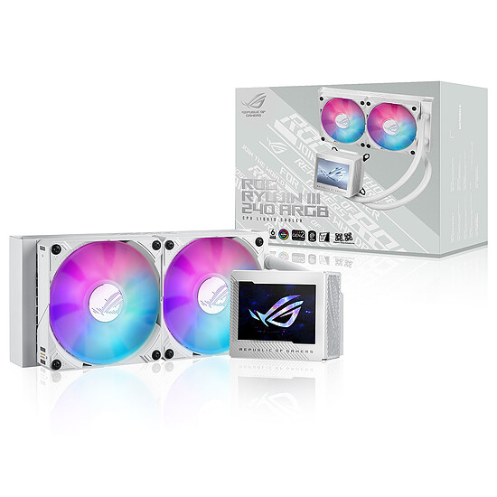 Watercooling AIO ASUS ROG Ryujin III 240 ARGB - Blanc - Autre vue