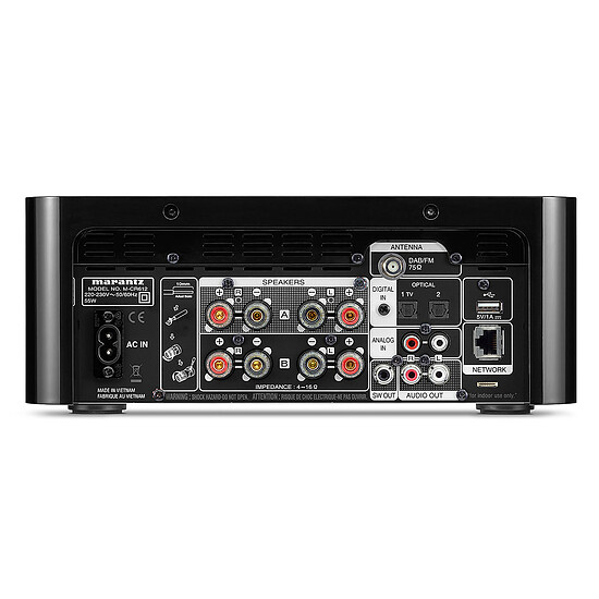 Mini-chaine Marantz Melody X M-CR612 Noir + Focal Theva N°1 Noir - Autre vue