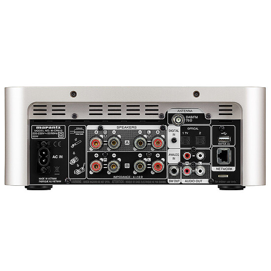 Mini-chaine Marantz Melody X M-CR612 Argent/Or + Focal Theva N°1 Noir - Autre vue