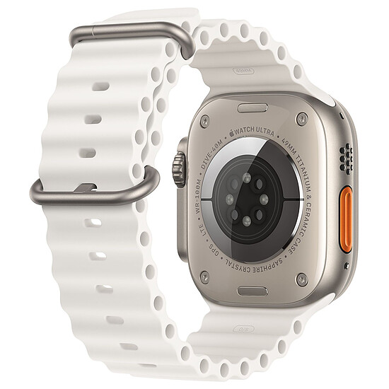 Montre connectée Apple Watch Ultra 2 GPS + Cellular - Titanium Case - Blanc Ocean Band - 49 mm - Autre vue