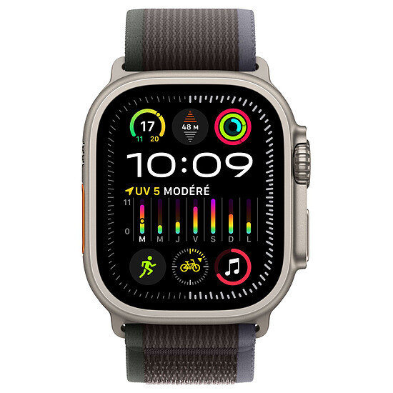 Montre connectée Apple Watch Ultra 2 GPS + Cellular - Titanium Case - Blue/Black Trail Loop - 49 mm - S/M - Autre vue