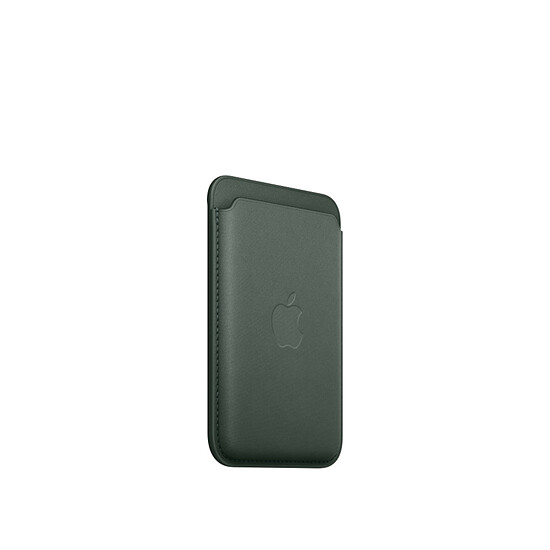 Coque et housse Apple Porte-cartes en tissage fin avec MagSafe pour Apple iPhone - Chêne vert - Autre vue