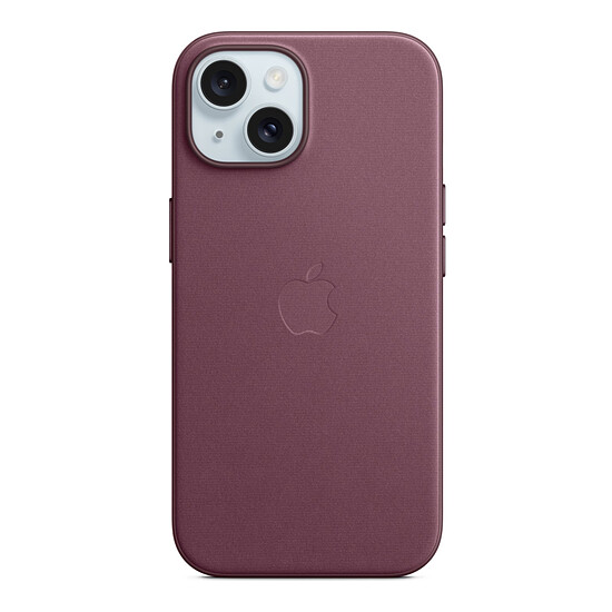 Coque et housse Apple Coque en tissage fin avec MagSafe pour iPhone 15 Plus - Mûre - Autre vue