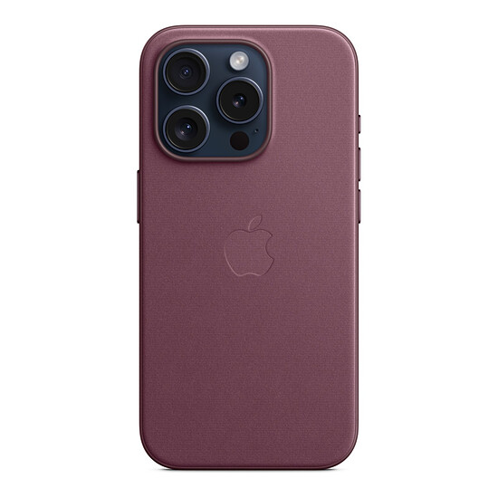Coque et housse Apple Coque en tissage fin avec MagSafe pour iPhone 15 Pro - Mûre - Autre vue