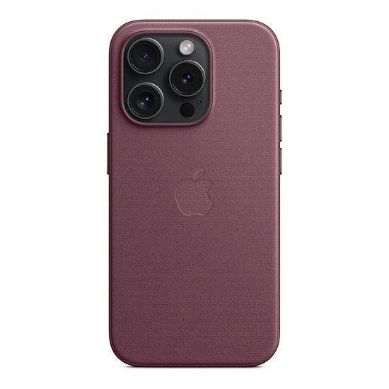 Coque et housse Apple Coque en tissage fin avec MagSafe pour iPhone 15 Pro - Mûre - Autre vue