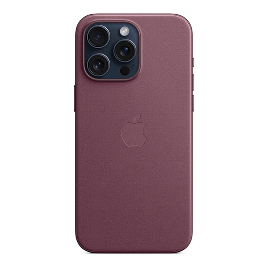 Coque et housse Apple Coque en tissage fin avec MagSafe pour iPhone 15 Pro Max - Mûre - Autre vue