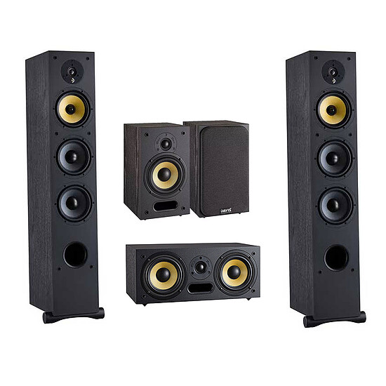 Enceintes HiFi / Home-Cinéma Davis Acoustics Pack Ariane 7 - Noir PM