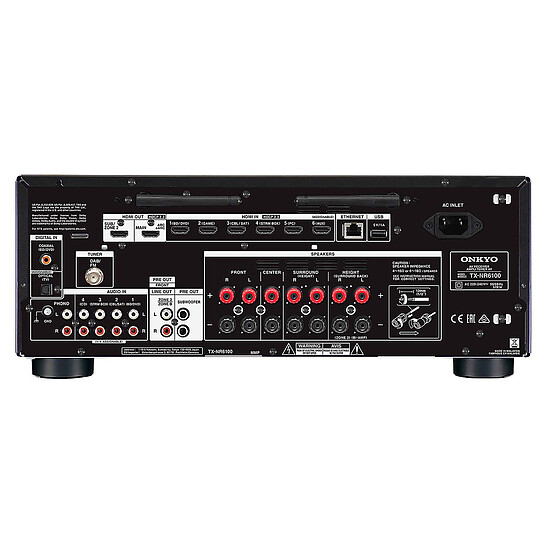 Ensemble Home-Cinéma Onkyo TX-NR6100B Noir + Focal Sib Evo 5.1.2 Dolby Atmos - Autre vue