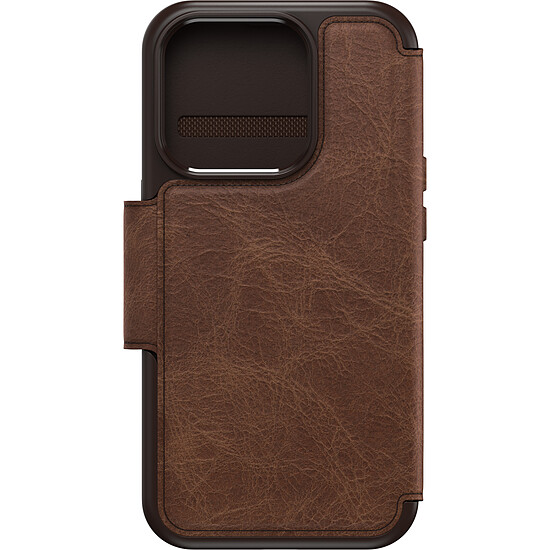 Coque et housse Otterbox Coque Strada Series Folio MagSafe Marron - iPhone 15 Pro - Autre vue