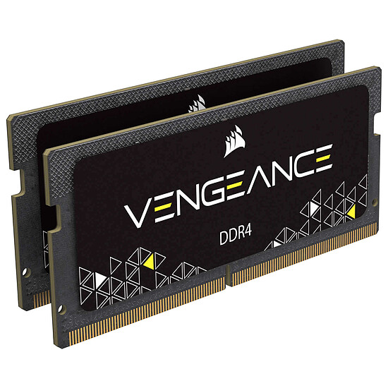 Mémoire RAM Corsair Vengeance SODIMM - 2 x 8 Go (16 Go) - DDR4 2666 MHz - CL18 - Autre vue