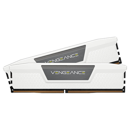 Mémoire RAM Corsair Vengeance White - 2 x 32 Go (64 Go) - DDR5 6000 MHz - CL30