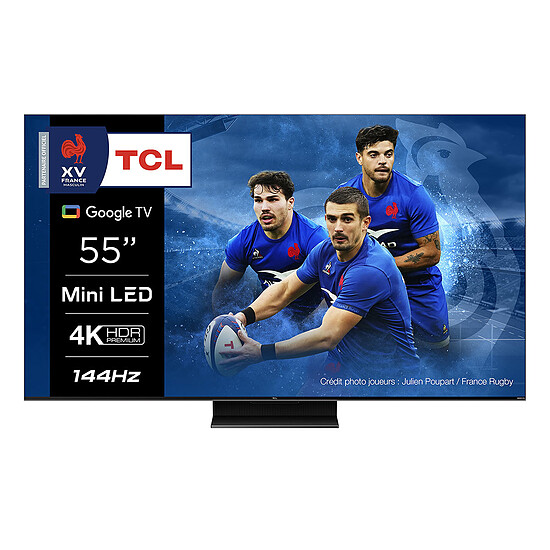 TV TCL 55C809 + S643W - TV 4K UHD HDR - 139 cm 
