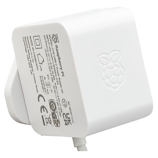 Accessoires Raspberry Pi Raspberry Alimentation secteur USB-C - Autre vue