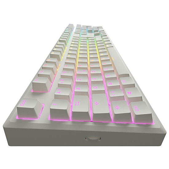 Clavier PC Designed by GG Ironclad V3 - Blanc - Red Blood - Autre vue