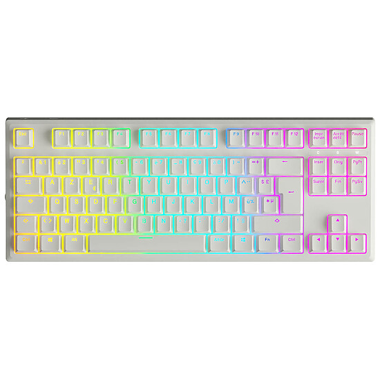 Clavier PC Designed by GG Berserker - Blanc - Brown Raccoon - Autre vue