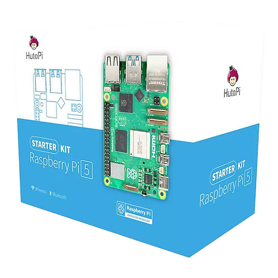 Kit Raspberry Pi Hutopi Starter Kit Raspberry Pi 5 - 4 Go - Autre vue